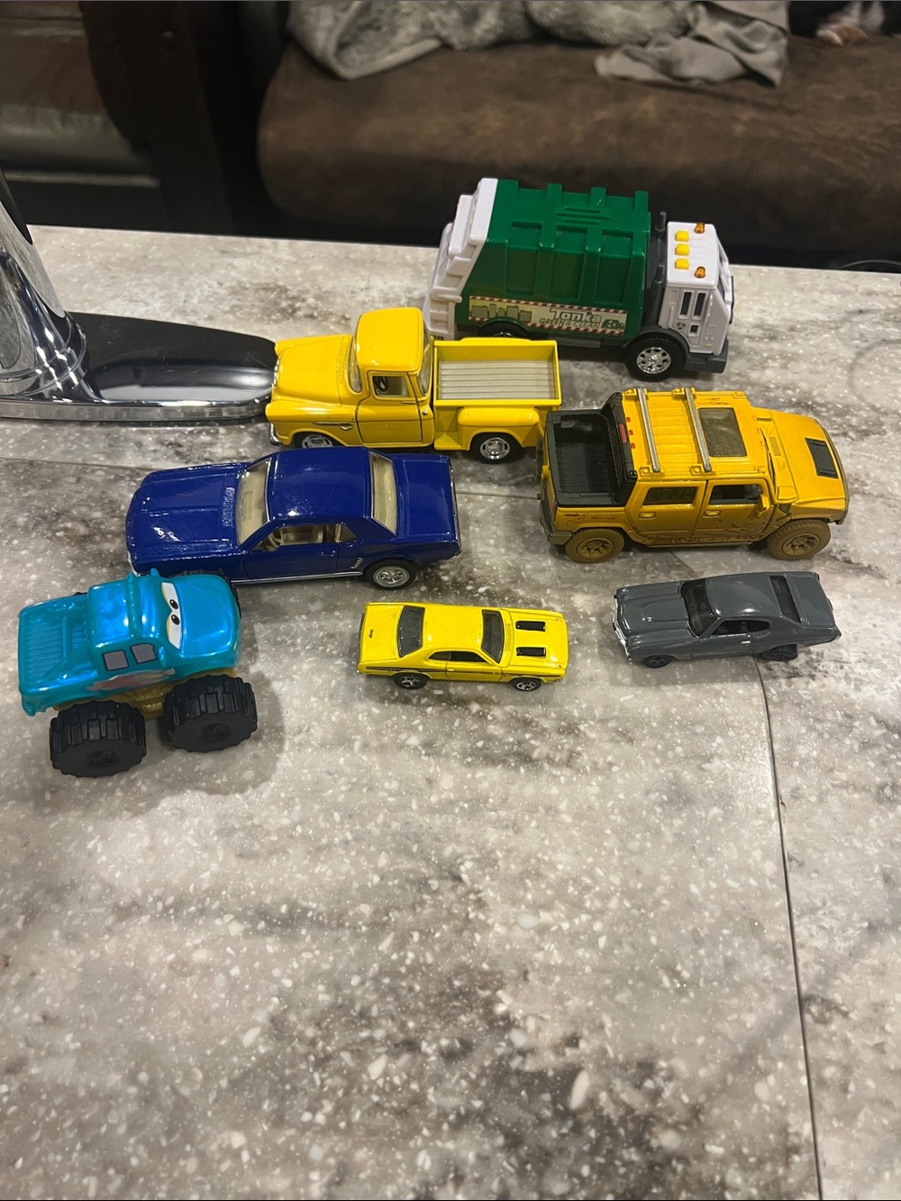 6-Piece Toy Car & Truck Lot – Tonka, Die-Cast & Disney Cars